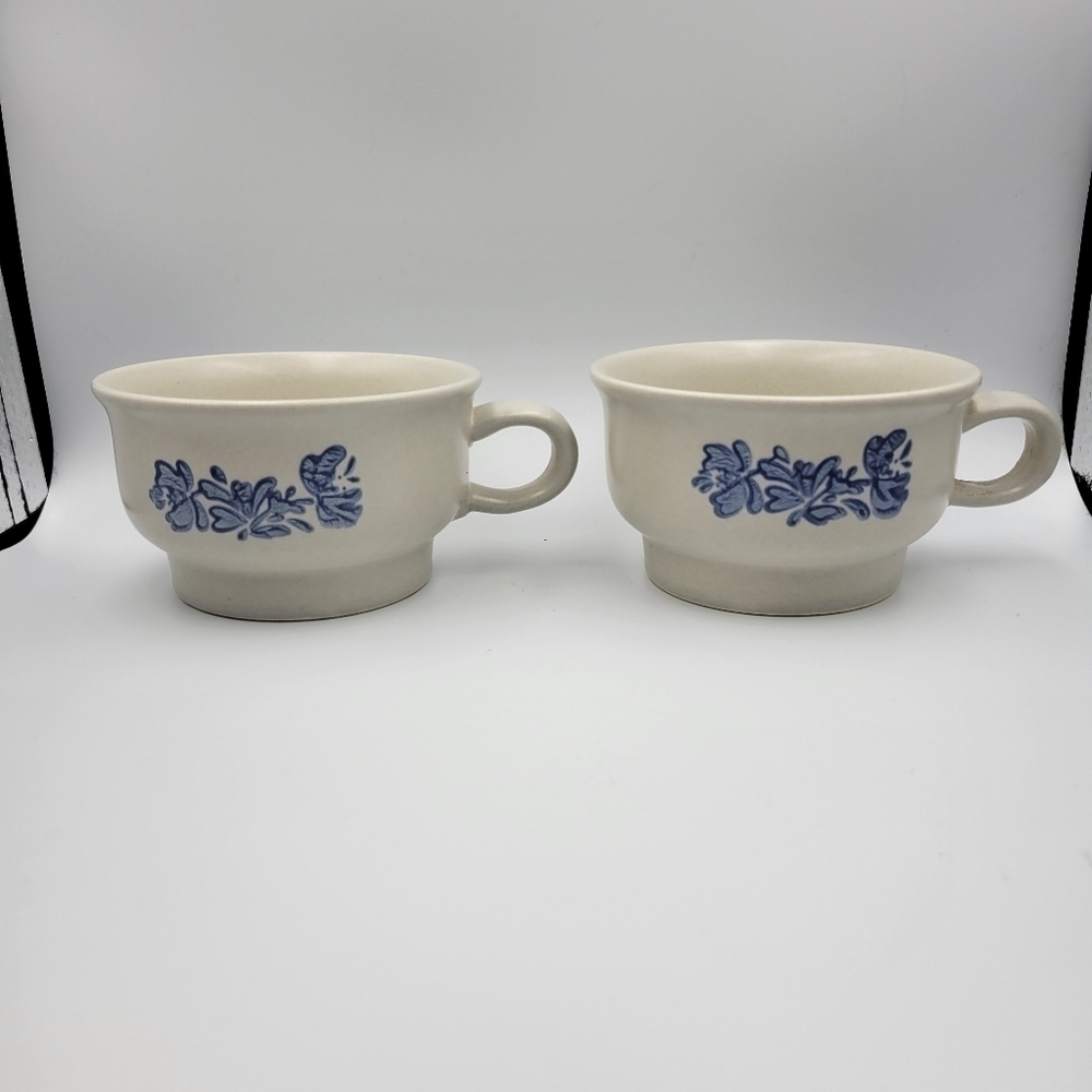 Pfaltzgraff Yorktowne Flat Cups - set of 2